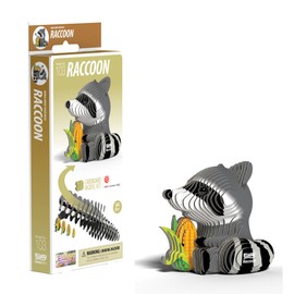 EUGY Raccoon 3D Model Craft Kit