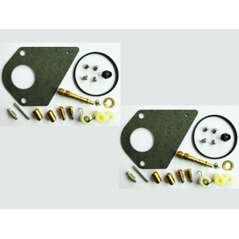 Carburetor Repair/Rebuild Kit Replaces Briggs & Stratton 497481 496622 For B&S series engine 282700-288700 Walbro LMT-63 65 66(Pack of 2)