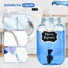 1 Gallon Liquid Laundry Detergent Dispenser with Stand, Glass Laundry