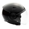 MMG Helmets Open Face Pilot Style Integrated Flip Up Visor