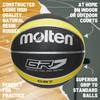 Molten GR Basketball, Indoor/Outdoor, Premium Rubber, Size 7, Impact Colour