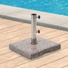 ABBLE 42LBS Square Granite Umbrella Base Grey