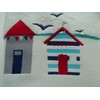 Pack of 2 Luxury Beach Hut & Birds Hand Towels