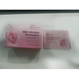 BEAUTYTURESS 8g*16pcs Rose Collagen Soft Mask - Peeling Mask That Moisturizes And Cleanses Skin, Smoothes Fine Lines, Hydrates Moisture, Smooths Pores, Reduces Blemishes, All Skin Types