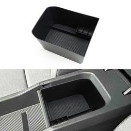 KOLOME Mittelkonsole Aufbewahrungsbox Kompatibel für EV3 GT Line 2025 2026 Armlehne Organizer Tray Ablagen Mittelarmlehne Organizer Auto Zubehör