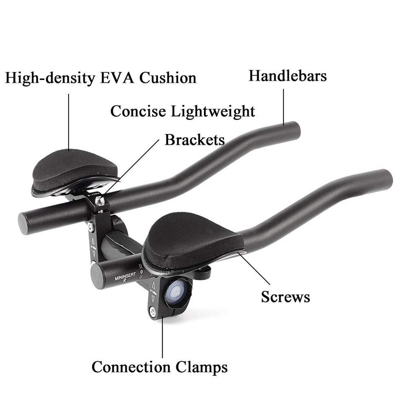 Aero Bars Bicycle Rest Handlebar Triathlon Handlebar Bicycle Tri Bars