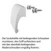 Fenster-hammer FH-'Stabil' Balcony Door Handle Balcony Pull Handle Patio Door