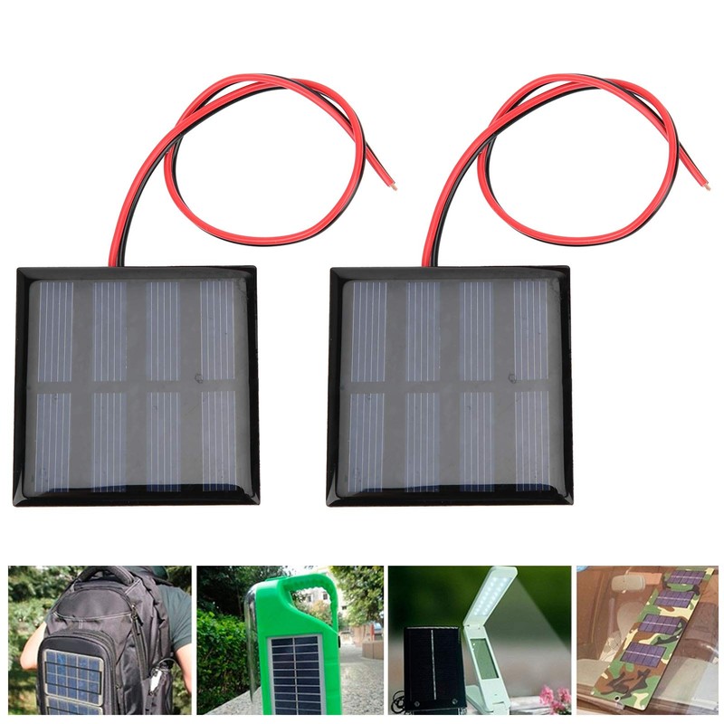 Cuifati Mini Solar Panel, 5Pcs DIY Cells Solar System Kits,