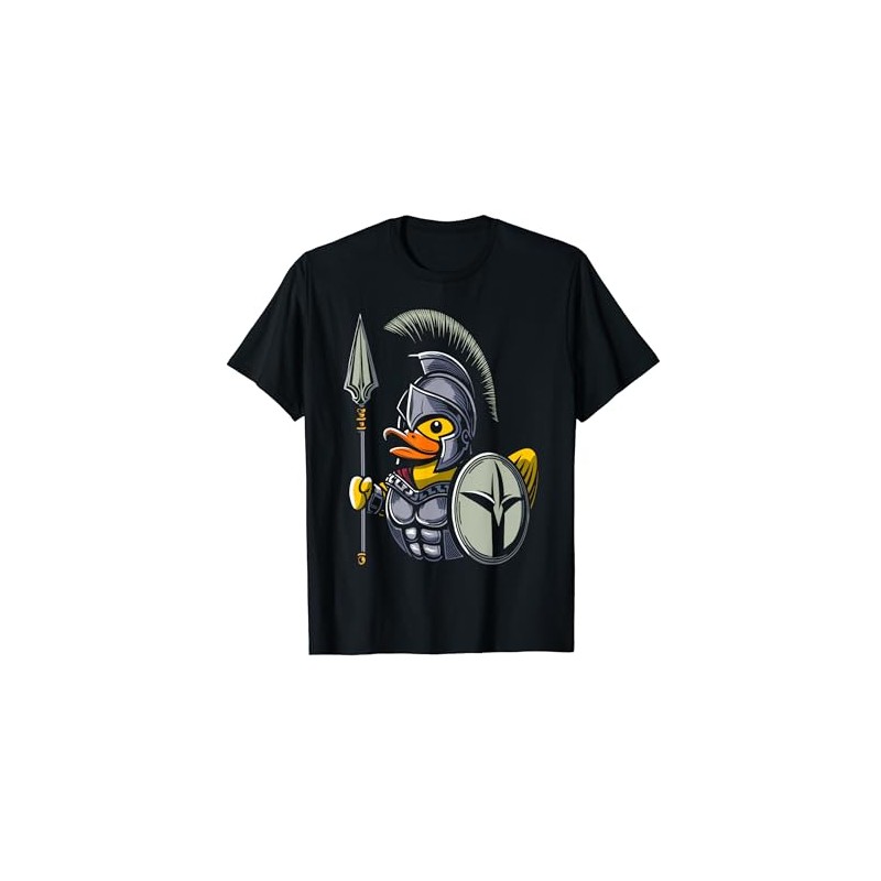 Spartan Rubber Duck Sparta Spartan Warrior Duckling T-Shirt