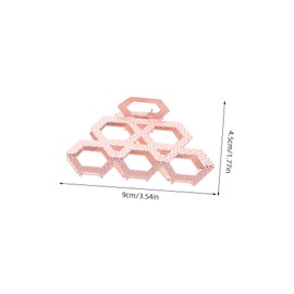 Baluue 2pcs Vintage Metal Hair Clips for Women Geometric Claw Clamps with Non Slip Hold for Updo Ponytail Styles Rose Gold Silver for Everyday Events