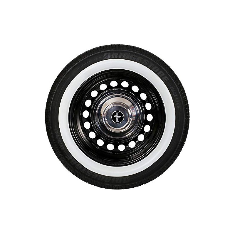 PORT-A-WALL 18 inch Whitewall Sidewall Tire Trim Set of 4.