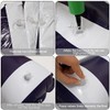 Juego de 2 colchonetas para piscina, flotador e inclinable, 4