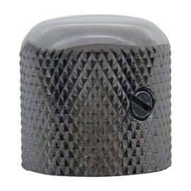GOTOH Dome Knob, Φ0.7 inches (18 mm), Standard (H18mm), Cosmo Black (PVK-1CK-18) VK1-18CK