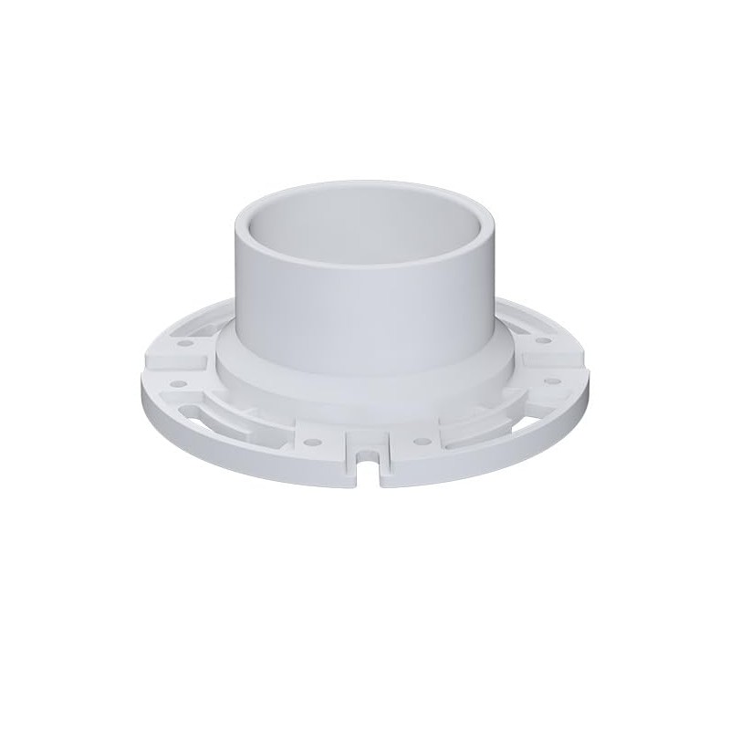 SEAFLO Universal Replacement RV Toilet 3" Floor Flange White