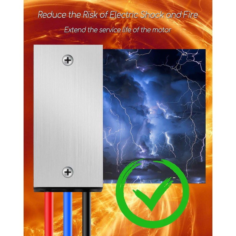 TIKSCIENCE 24A 2KW 110V Soft Starter Module, External Soft Start