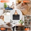 Aozale Campfire Flame Fire Diffuser, Bonfire Aromatherapy Essential Oil Diffuser,