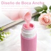 4 Pcs Botellas de Viaje de Silicona, Accesorio Portátil de