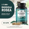 LIFE 360 Rhodiola Rosea 90 Cpsulas 616 mg cu 45