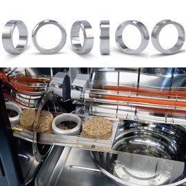 Bisquette Savers for Bradley Smoker Upgrade Version Aluminum Wood Spacer Pucks BBQ (Pack of 6) Bradley Smoker Bisquettes