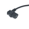 Toptekits C14 to Angled C13 Power Cords - 2ft/60cm, Right