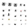 Tactile Push Button Switches 25 Values 12V 50mA Micro Momentary