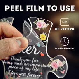 Sister Gifts from Sister Night Light, Thank You for Being Such an Important Piece of My Life, Gifts for Sister in Law Christmas Ideas Gifts