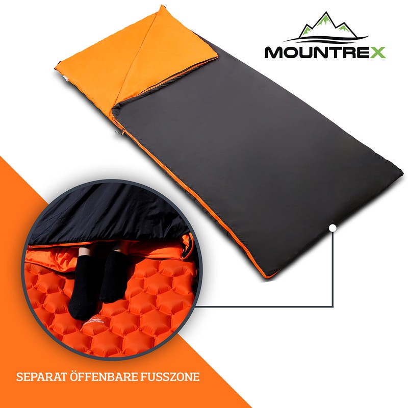 Mountrex® Sleeping Bag - Small Pack Size & Ultralight (730