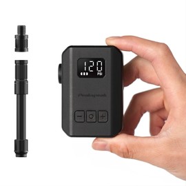 Peakspeak Mini Electric Bike Pump AS260PRO, 120PSI Portable Bicycle Pump