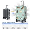 Lukbfall Puppy Dog Cute Animals Luggage Suitcase Covers Elastic Washable