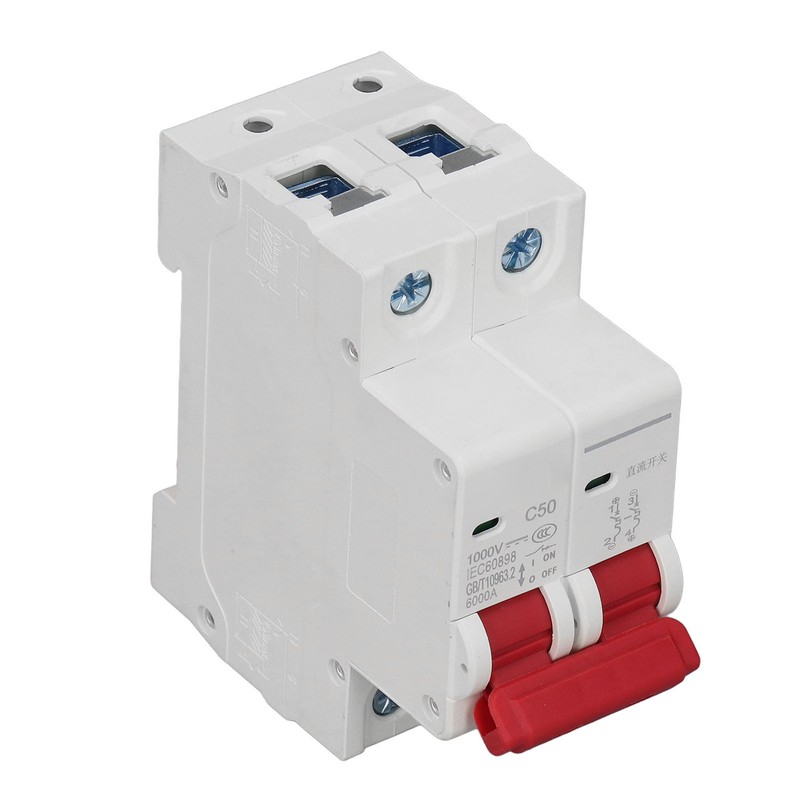 DC Miniature Circuit Breaker 2P Solar PV System 50A DIN