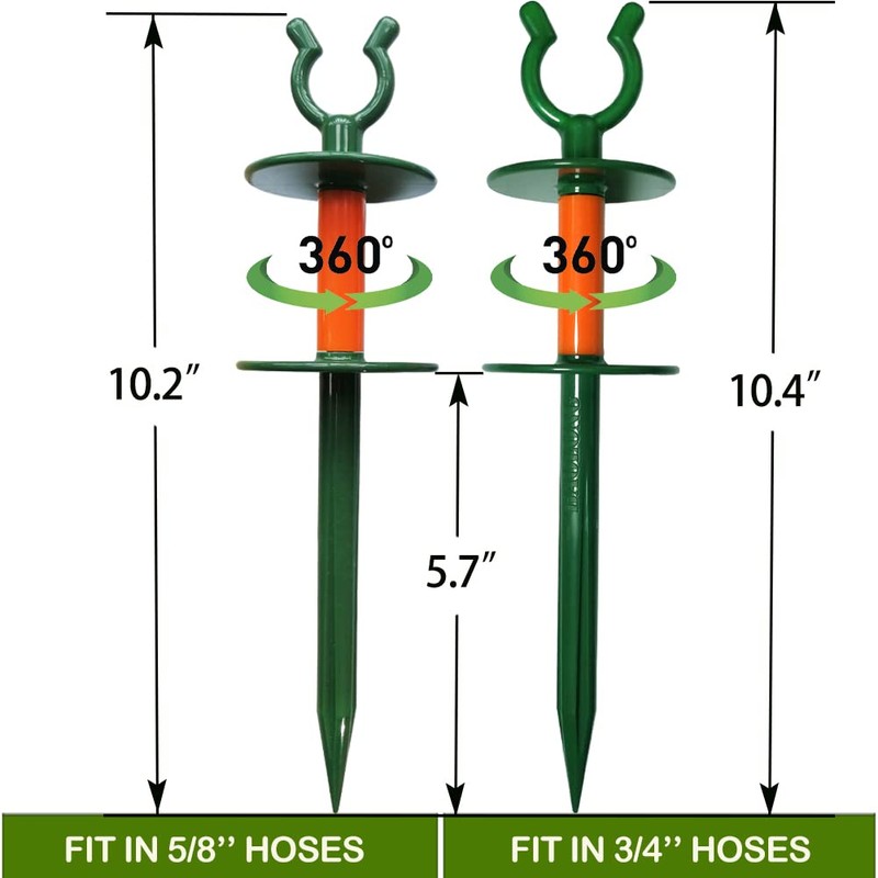 BAOLONG Garden Hose Guide Stake Garden hose guide spike Lawn