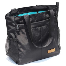 ESVAN Original Floral Water Resistant Tote Bag Large Shoulder Bag with Multi Pockets for Gym Hiking Picnic Travel Beach Daily Bags (Pigeon)