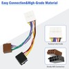 Jayubien Stereo Wiring Harness for Nissan ISO Radio Adapter to