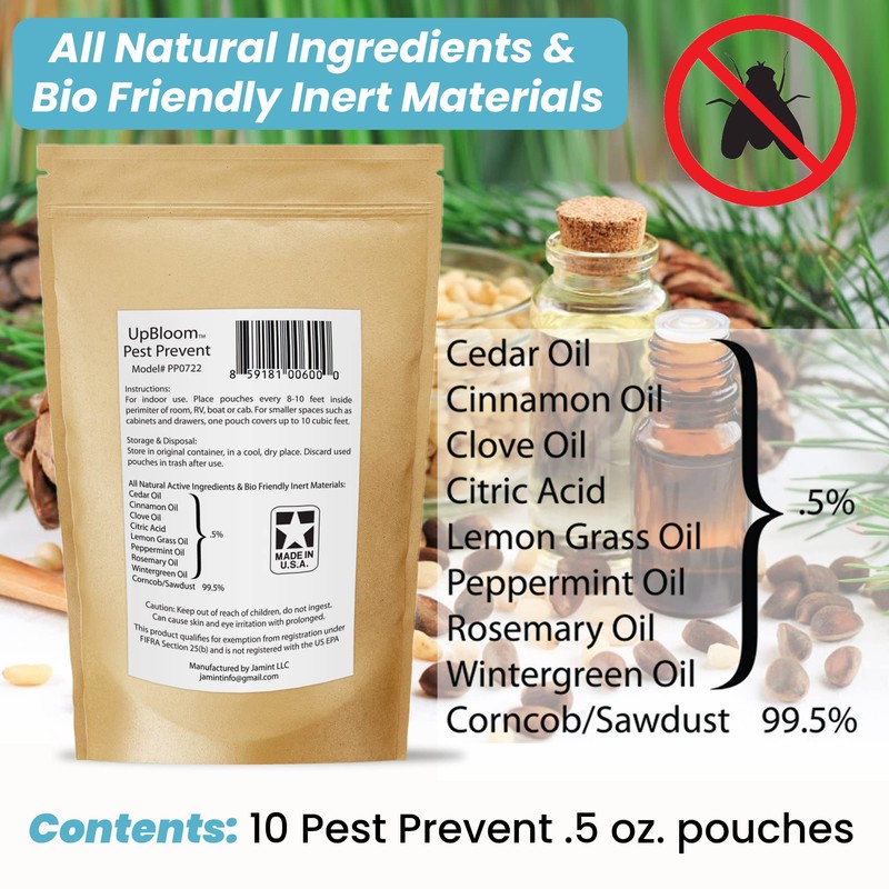 UpBloom Pest Prevent Natural Defense Repellent for Indoor Spaces for