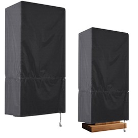 Ribbonlic Podium Protective Cover Pulpit Cover Lectern Cover, Water Resistant PVC Coated Polyester Podium Cover for Standard Size Podium Stand Teacher Easel Desk Shelf, 24.2"L x 17.7"W x 49"H (Blue)