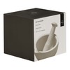 Premier Housewares Stoneware Mortar and Pestle - White,H7 x W12.50