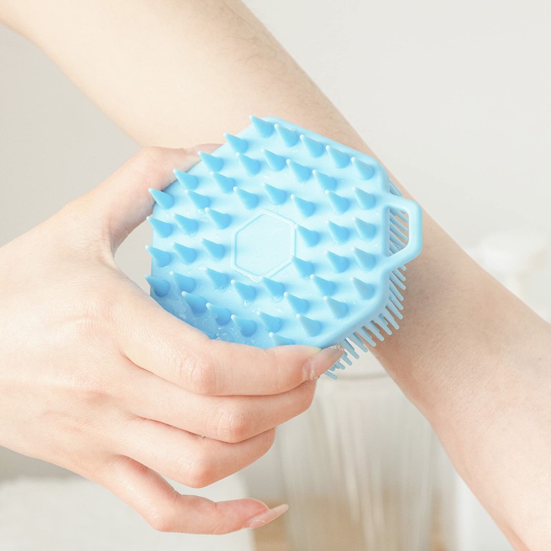Premium Sensory Brush for Kids or Autism,Soft Silicone Body Scrubber,2