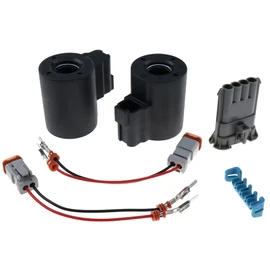 JEENDA Valve Solenoid 87456900 190443A1 134126 Compatible with Case Construction Industrial 570LXT 570MXT 580L 580M 580 Super L 580 Super M 585G 586G 588G 590 590 Carraro New Holland LV80 U80