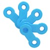 50PCS Replacement Elastic Straps for Meyson EMA Application (Blue, 17mm)