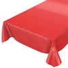 Oilcloth Tablecloth Oilcloth Washable Tablecloth Plain Gloss Plain Red Cut