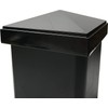 Decorex Hardware 4" x 4" Aluminum Pyramid Post Cap for