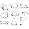 Construction Cookie Cutter Set-3 Inches-9 Piece- Excavator Digger Bulldozer Dump