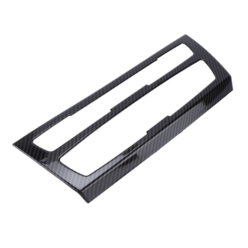 Air Conditioning Button Frame Carbon Fiber Texture Panel Trim Replacement