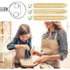 Batidor de masa danés acero inoxidable 304 grado alimenticio batidora