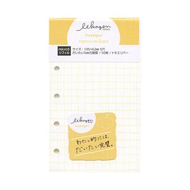 Nikken Refills REH-001 Micro 5 Size M5 Square Tomoe River 50 Sheets (Natsumikan Orange)