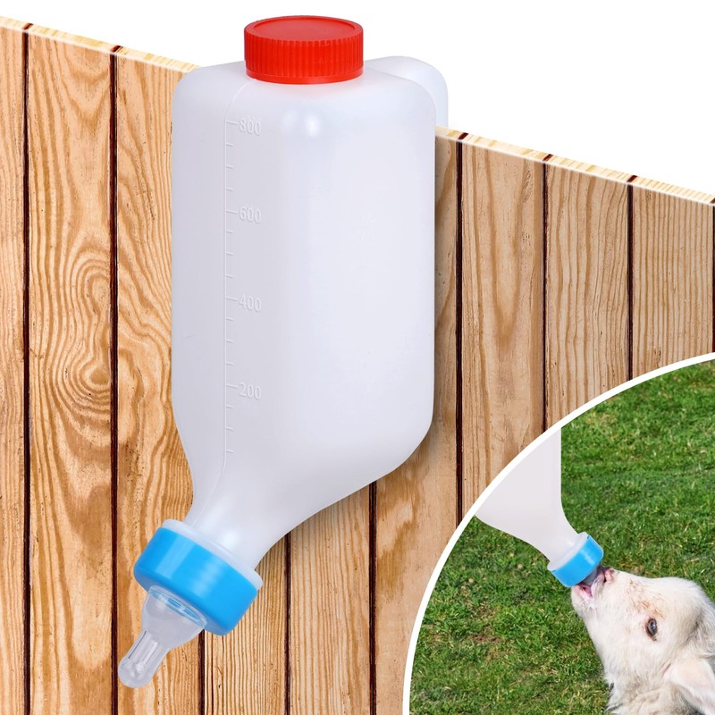PKNYBZH Goat Feeding Bottles 800 ml Pet Feeder Bottle and