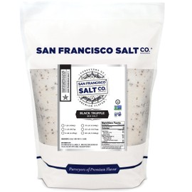 Italian Black Truffle Salt 2 lb. Bulk Bag by San Francisco Salt Company