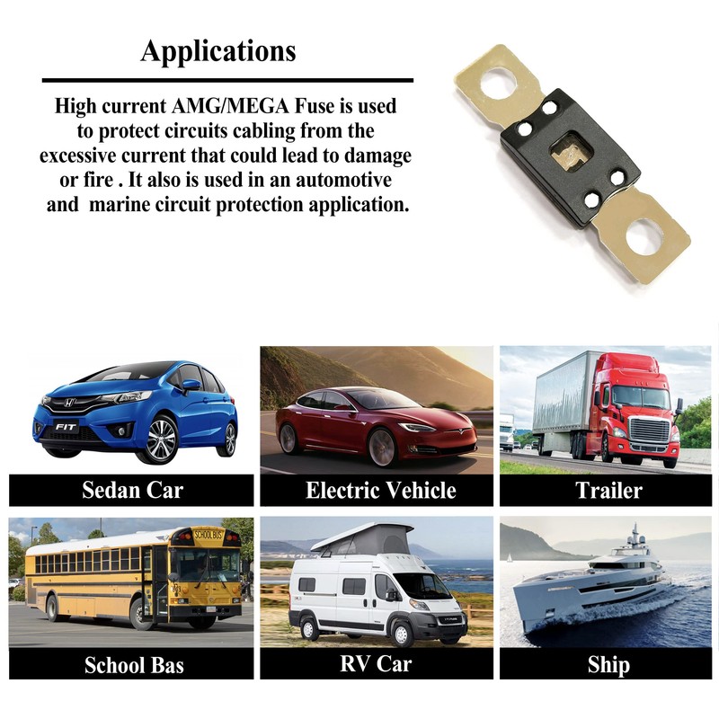 parts PTT 2PACK MEGA/AMG Fuse/Bolt Fuse 200 Amp, 32V, 298