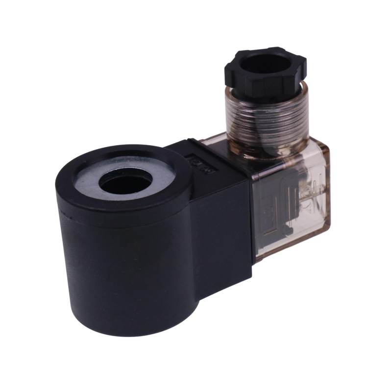 YLQASOON 12V Solenoid Valve Coil with 3 Prong DIN Connector