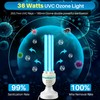 Qualirey 36 Watts UVC Ozone Light with Remote Control and